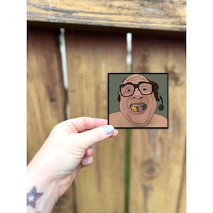 Frank Reynolds | It's Always Sunny | Danny Devito | Die Cut Stickers | Stickers