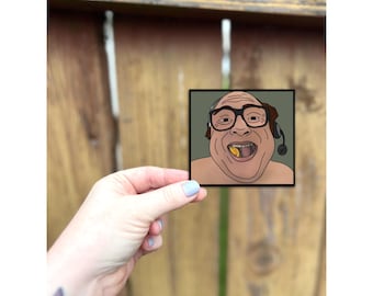 Frank Reynolds | Il fait toujours beau | Danny Devito | Autocollants découpés | Autocollants