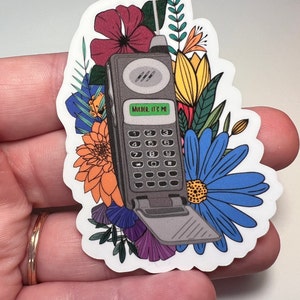 The X Files | Dana Scully | Fox Mulder | Scully | Mulder | Gillian Anderson | Die Cut Stickers | Television | Small Sticker | Floral