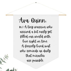 NICU Warrior Mom, Personalized gift for nicu mom, NICU mom gift, preemie mom gift, baby name sign, Baby Name Decor, thinking of you