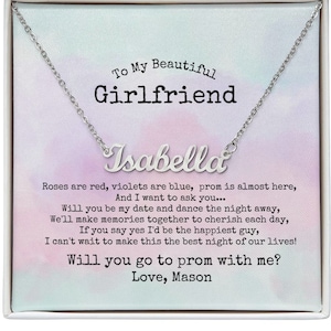 Will You Go To Prom With Me, Boyfriend to Girlfriend, Girlfriend to Girlfriend, Be My Prom Date, Prom Proposal, Custom Prom Proposal, NN29