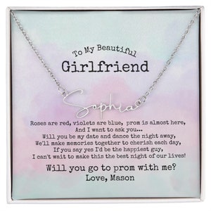 Will You Go To Prom With Me, Boyfriend to Girlfriend, Girlfriend to Girlfriend, Be My Prom Date, Prom Proposal, Custom Prom Proposal, DN10