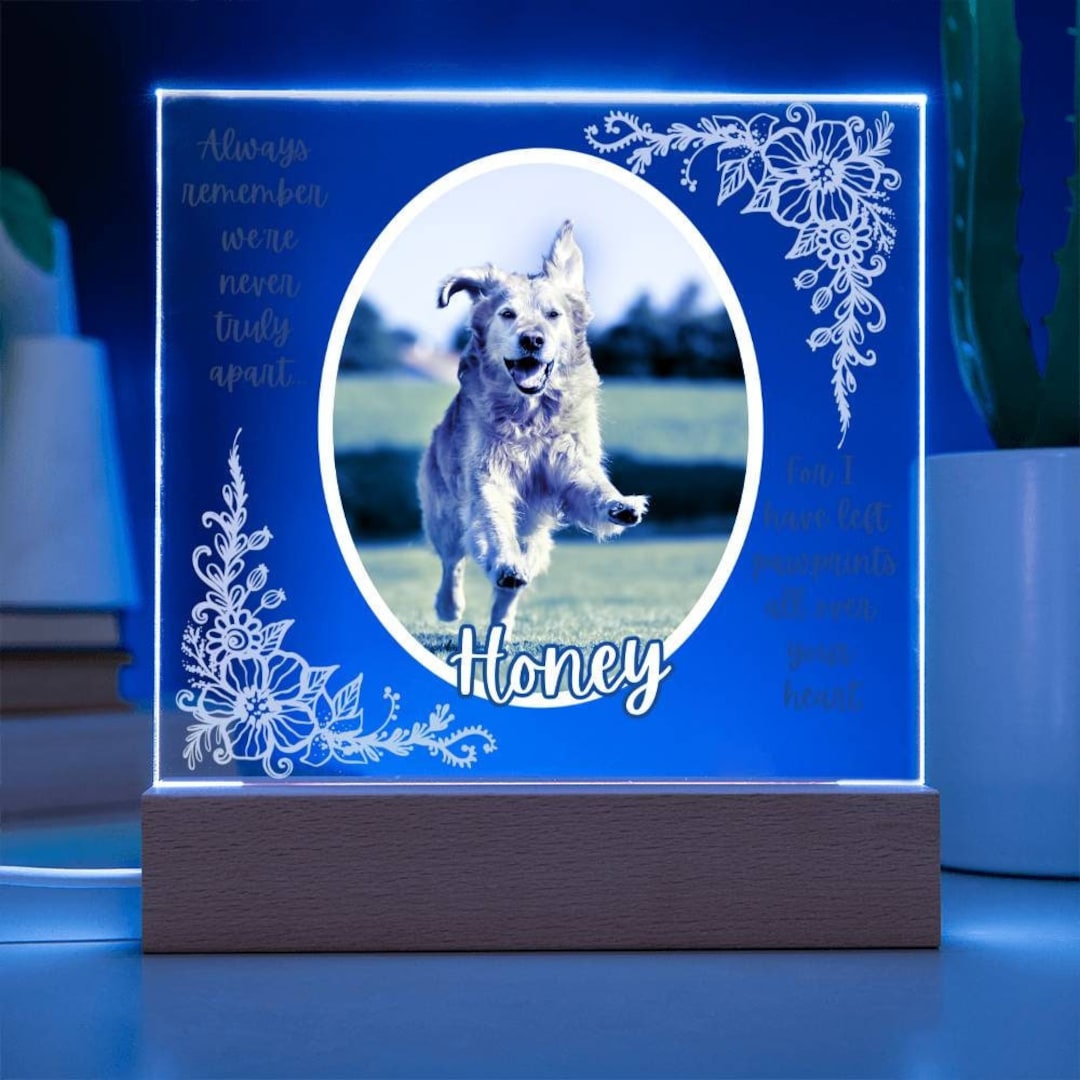 Dog Memorial Dog Sympathy Gift Dog Memorial Plaque Dog Loss Etsy