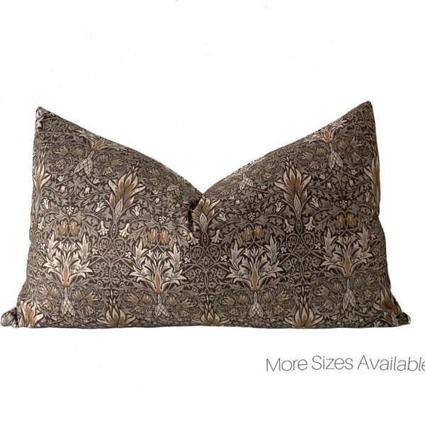 SAVOY || Vintage Floral Print Pillow Cover | Modern Farmhouse | Boho Pillow | Marigold Interiors