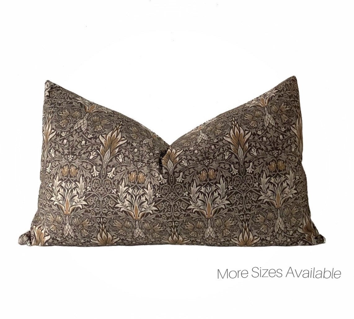 SAVOY || Vintage Floral Print Pillow Cover | Modern Farmhouse | Boho Pillow | Marigold Interiors