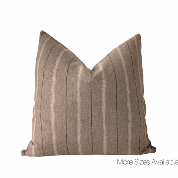 SADIE || Vintage Stripe Pillow Cover | Boho Pillow | Modern Farmhouse | Country Rustic | Marigold Interiors