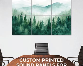 Custom Printed Acoustic Panels: Eco-Friendly Sound Absorbing Wall Art
