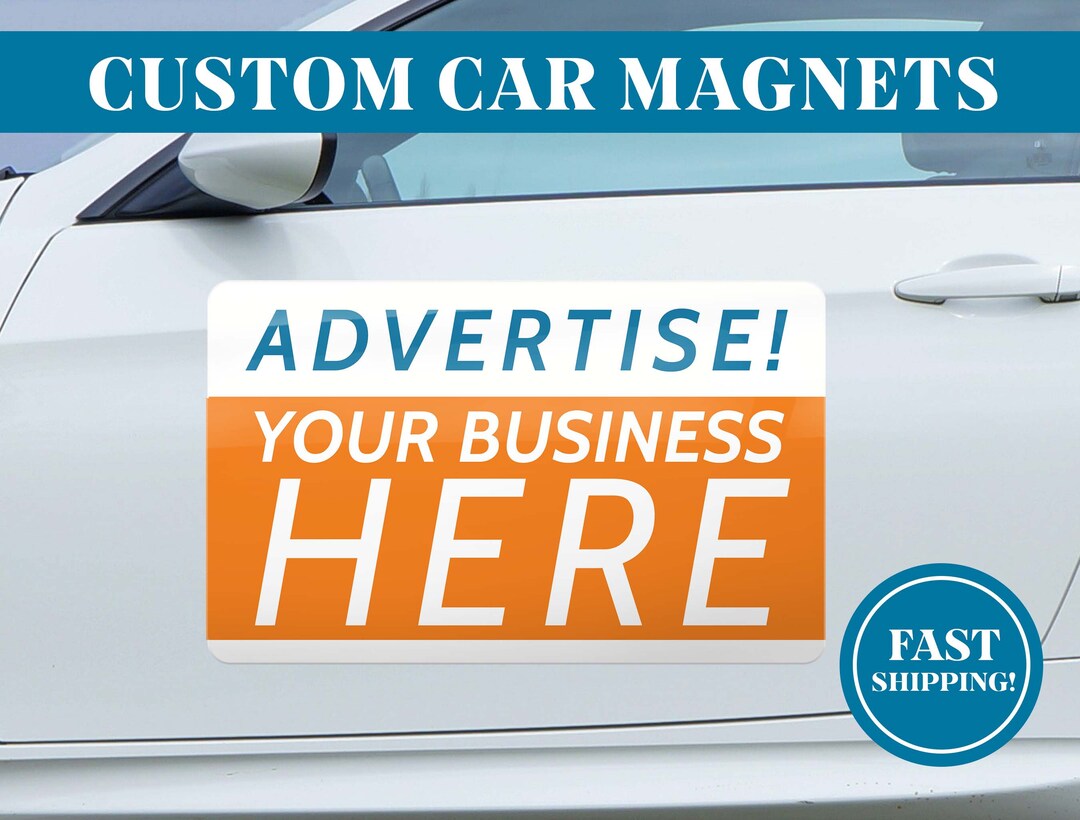 Custom Car Magnets | Personalize Your Own Magnetic Sign | Vehicle ...