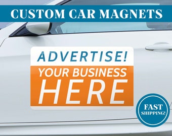 Custom Car Magnets | Personalize Your Own Magnetic Sign | Vehicle Magnets For Advertising, Businesses, Car Parades, Graduations, Pageants