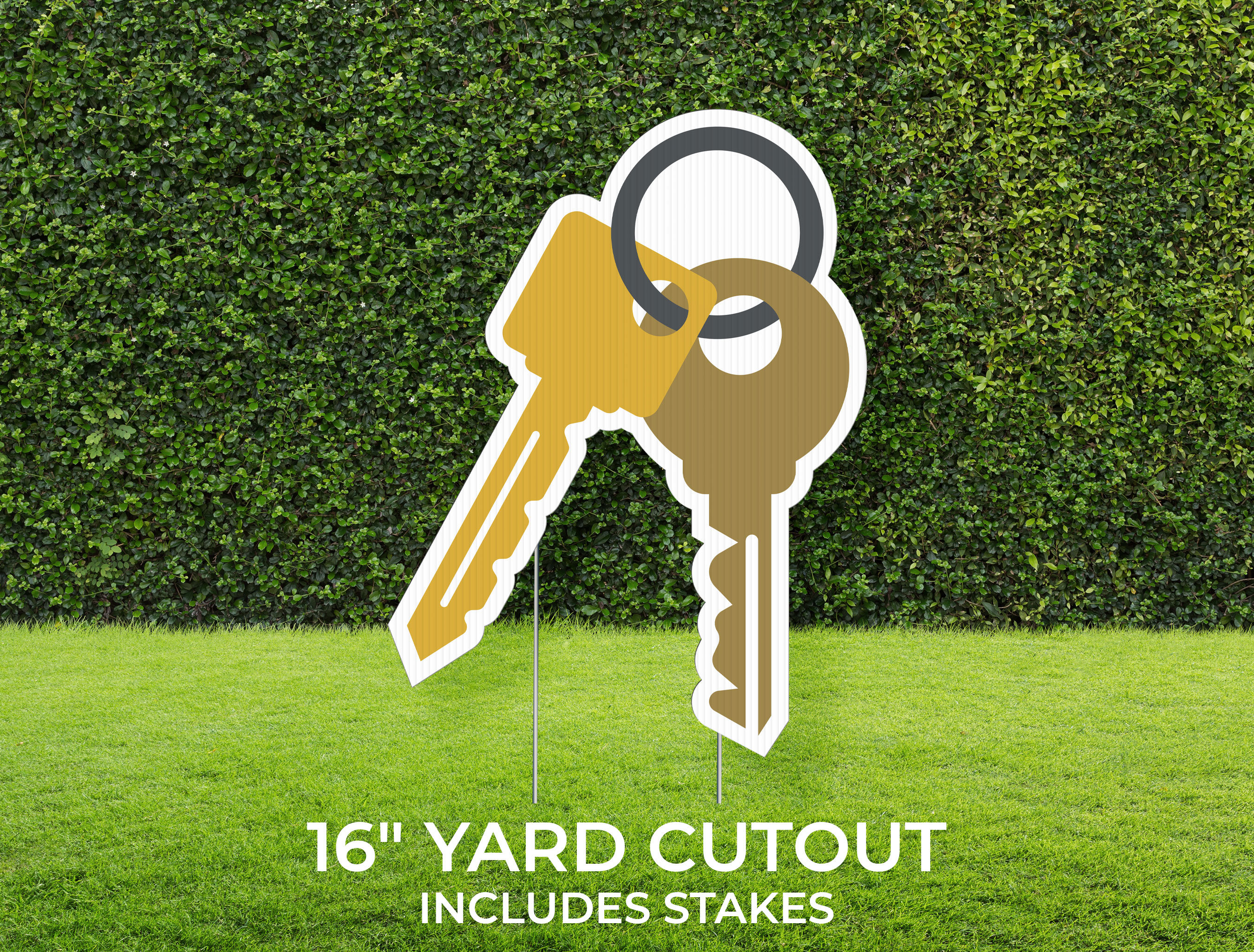 Welcome Home Key Sign Welcome Home Keys Yard Sign: Real Estate Lawn Decor - Etsy