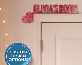Customizable Acrylic Door Frame Sign - Elegant Wall Decor for Dorms, Homes, Offices