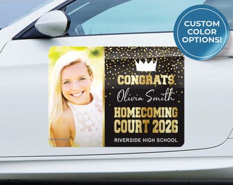 Custom Graduation Car Magnet: Class of 2026 Parade Decor
