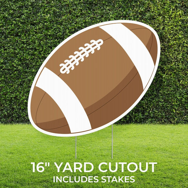 Personalized Football Yard Signs Etsy
