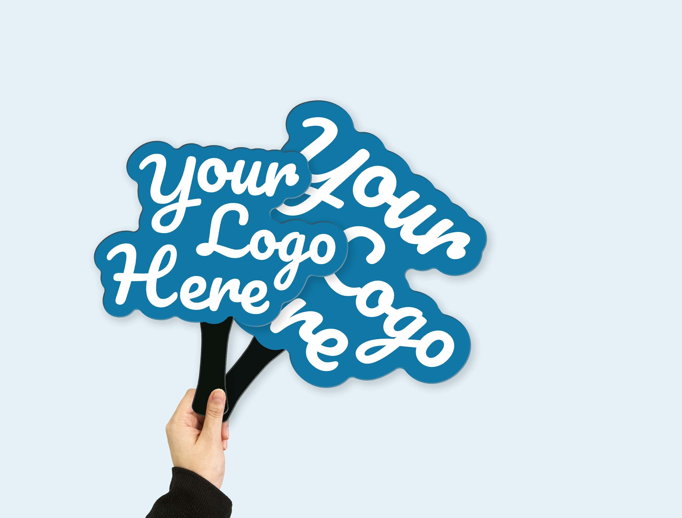 Custom Logo Paddles: Handheld Company Branding, Multi-pack - Etsy