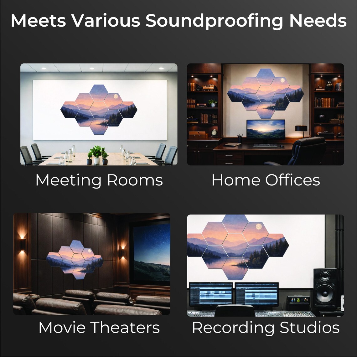 Custom Printed Acoustic Panels - Eco-friendly Sound Absorbing Wall Art ...