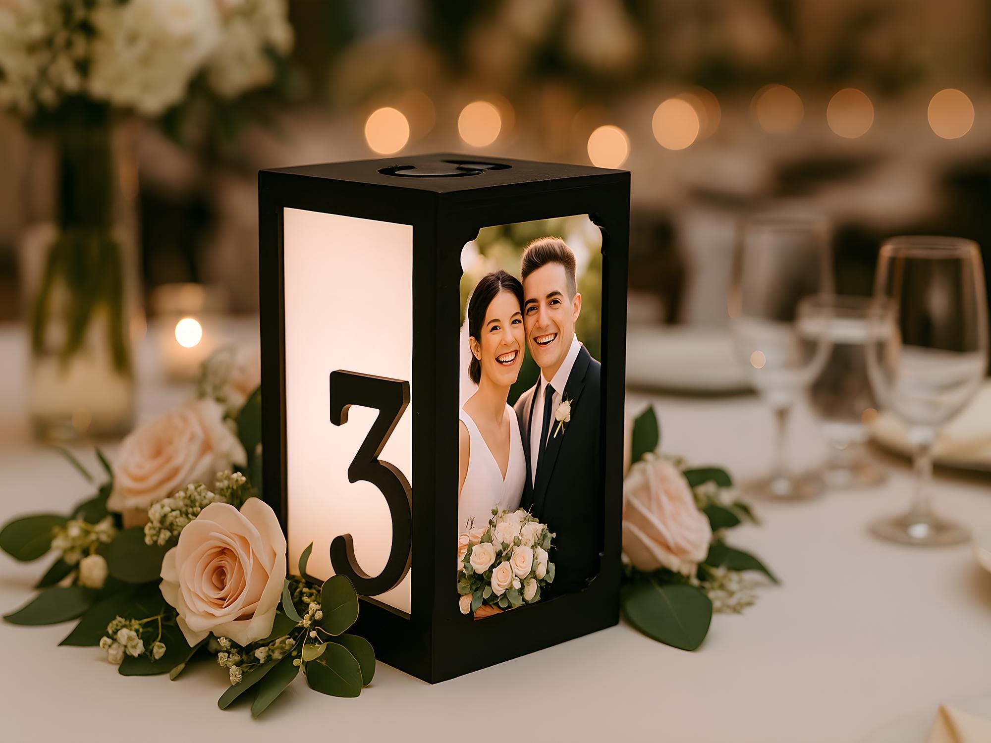 LED Photo Table Lamp