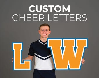 Custom Cheer Letters: Varsity Spirit Sign, Game Day Ready