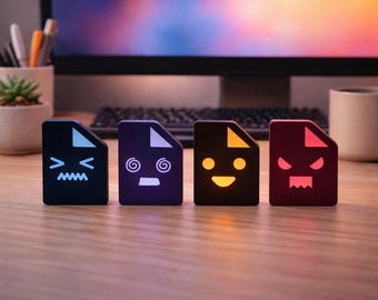 Custom Design Document Characters Acrylic Desk Decorations - Office Workspace Art Figurines Gift