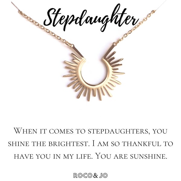 Stepdaughter Necklace - Bonus Daughter Gift  - Blended Family