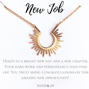 New Job Congratulations Necklace