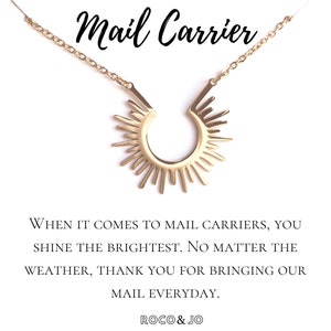 Mail Carrier Necklace, Postal Worker Gift
