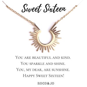 Sweet Sixteen Pendant Necklace