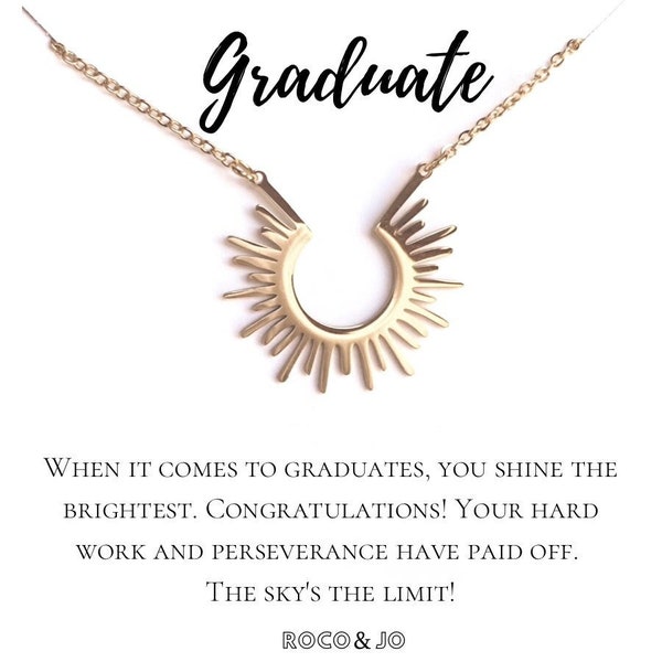 Graduate Pendant Necklace - Graduation Gift - Grad Gift