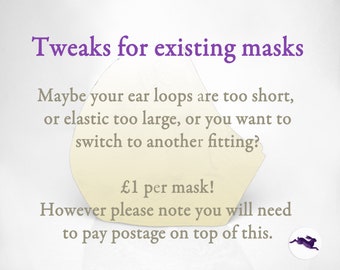 Tweaks and changes to existing masks by Purple Hare Designs