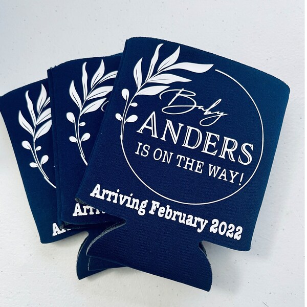Baby Shower Koozies Etsy