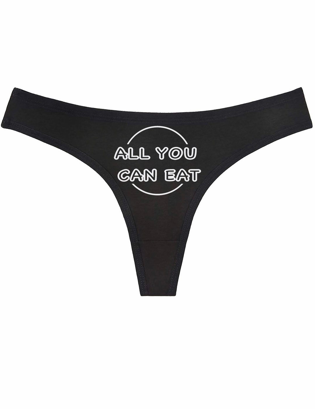 All You Can Eat Panty Fun Lingerie Gag Gifts Bridal Shower Gift Sexy Lingerie Eat Me Raunchy