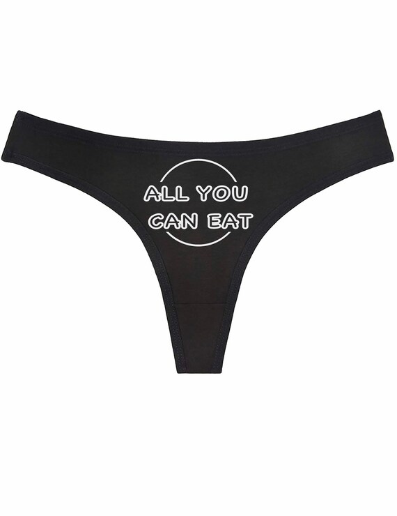 All You Can Eat Panty Fun Lingerie Gag Ts Bridal Etsy