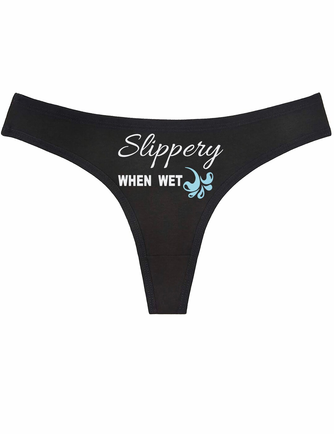 Slippery When Wet Panty Gag Gifts Bachelorette Party Gift Etsy