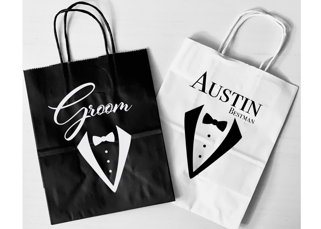 Personalized Groomsmen Gifts, Wedding Gift Bags, Groomsmen Gift Bags