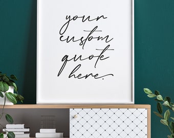 Leaf Wall Art Gift A4 Custom Text Poster Personalised Quote Print Custom Quote Botanical Prints Leaf Wall Art Gift A4 Custom Text Poster Personalised Quote Print Custom Quote Botanical Prints