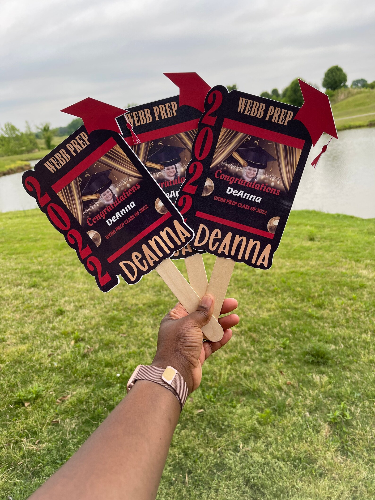 Customized Graduation Fans - Etsy