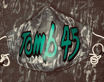 Tomb45 Reversible 100% Cotton Facemask with built-in interfacing filter
