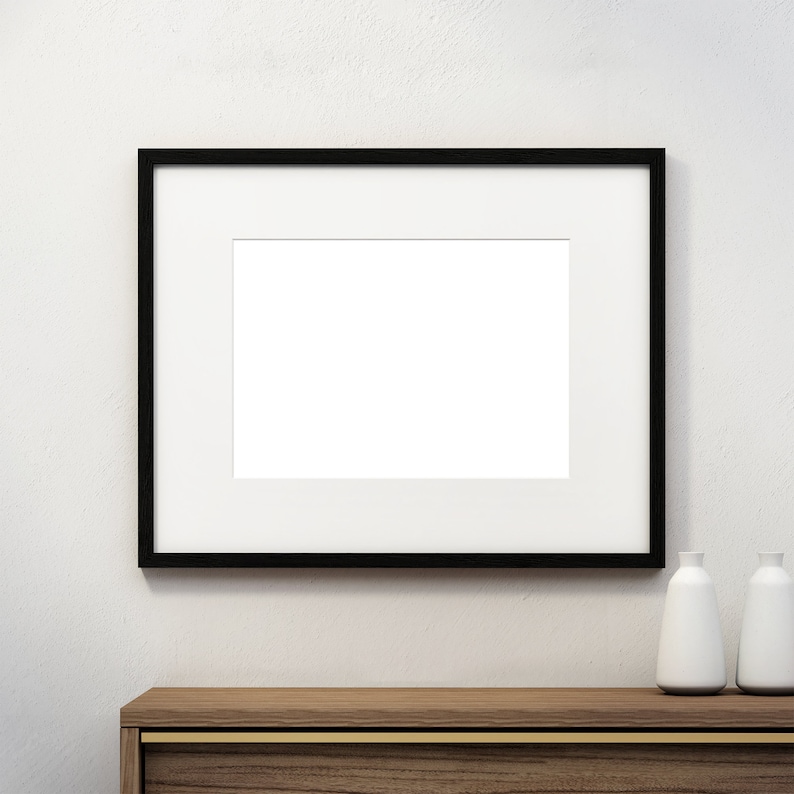 Download Horizontal Frame Mockup Bundle Wood Frame Mockup Set Digital | Etsy