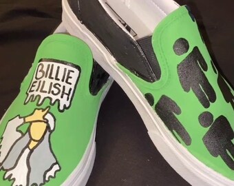 billie eilish custom vans