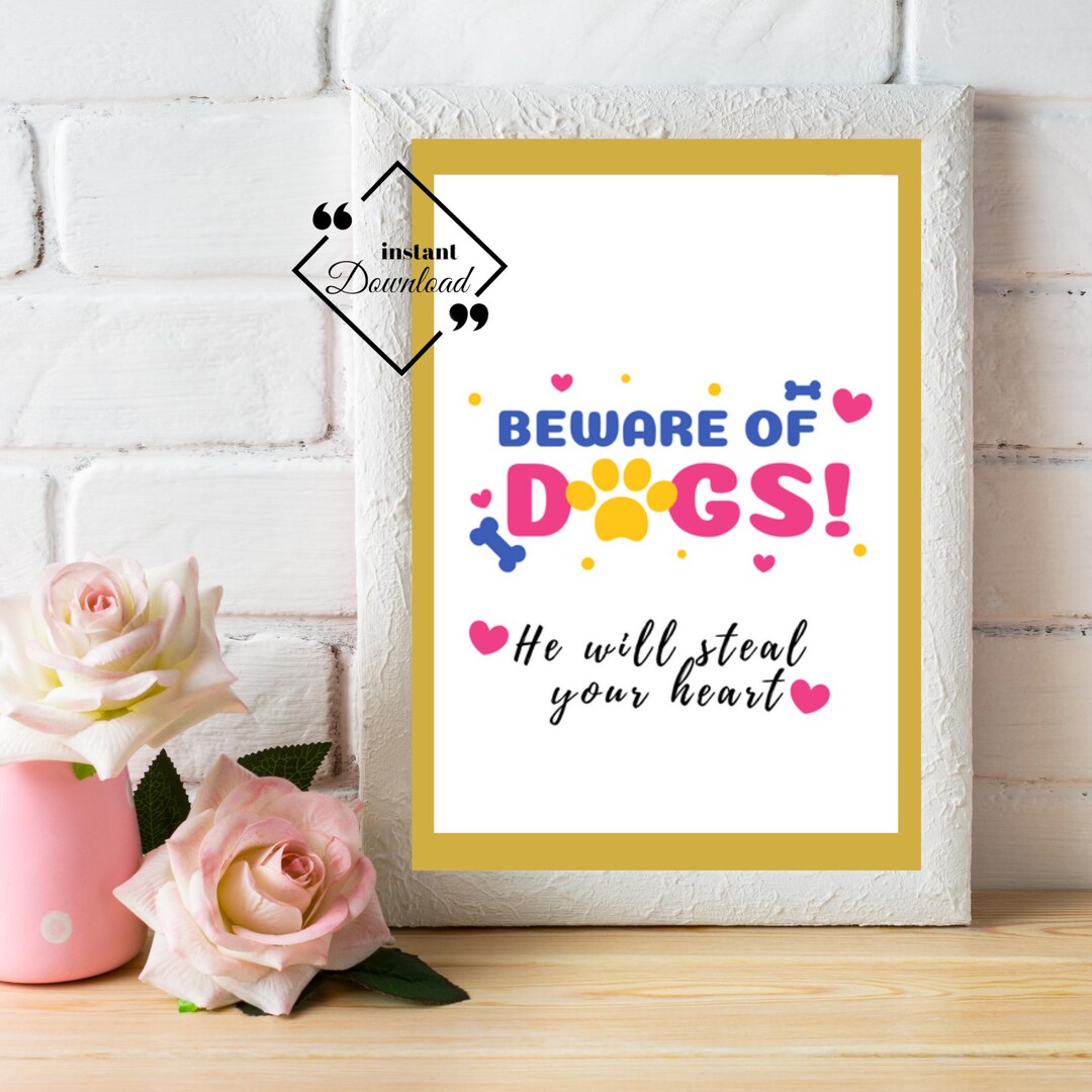 Dog Printable Art Inspirational Quote Print Typography - Etsy