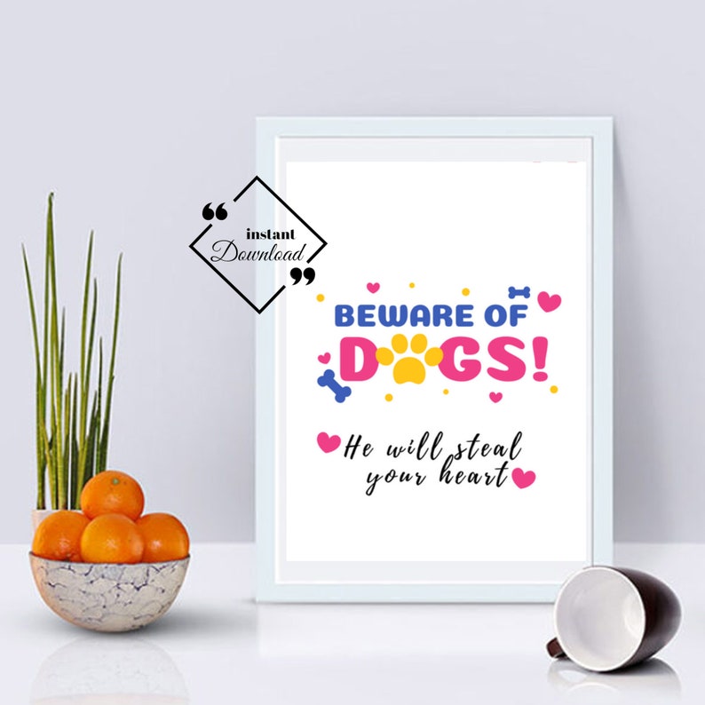 Dog Printable Art Inspirational Quote Print Typography - Etsy