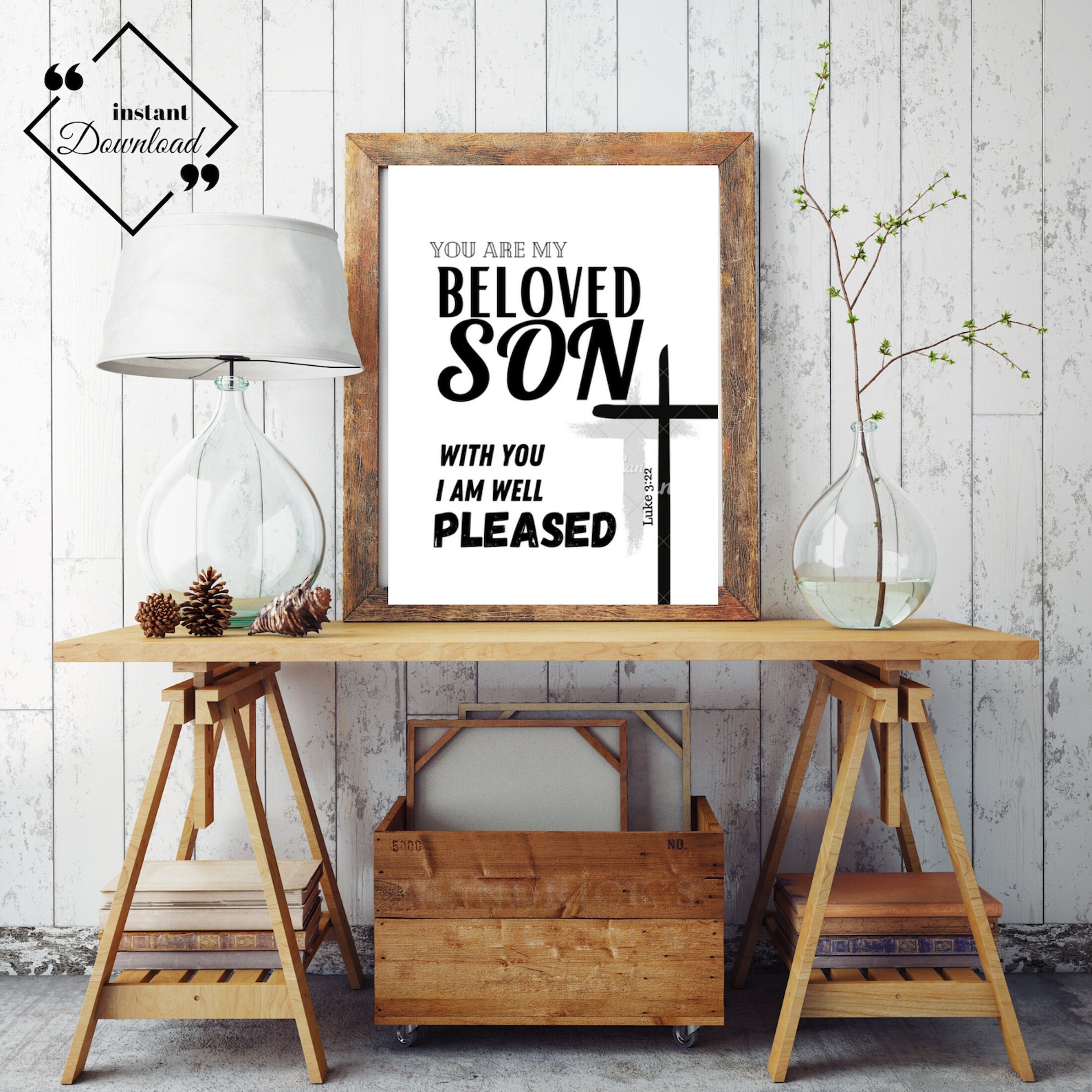 Christian Gifts Men Bible Printable Faith Inspirational You Are My ...