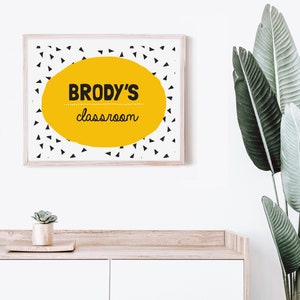 Personalized Home School Classroom Sign Graphic Personalized - Etsy
