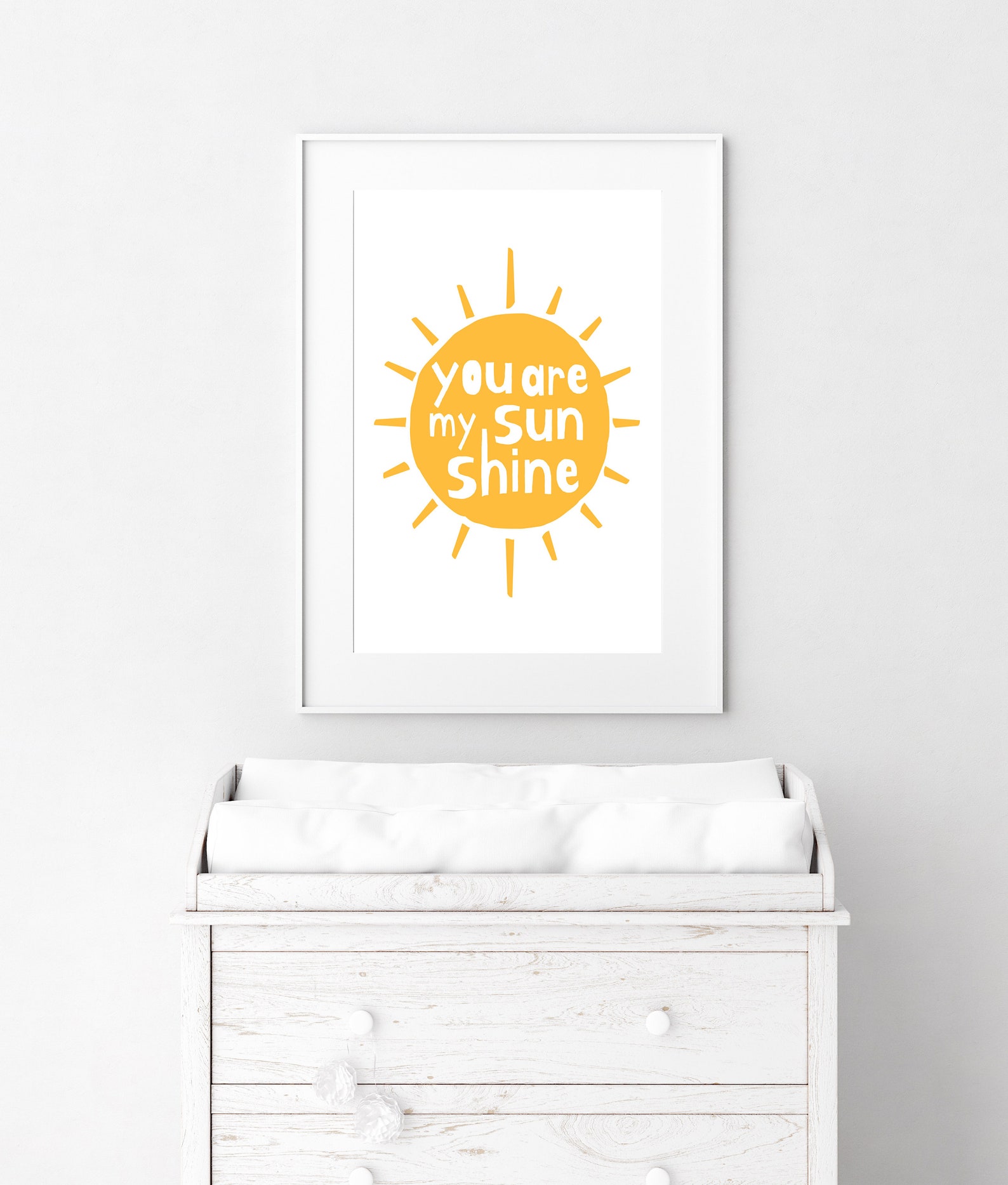 You Are My Sunshine Printable Art, Motivational Quote Print, Nursery ...