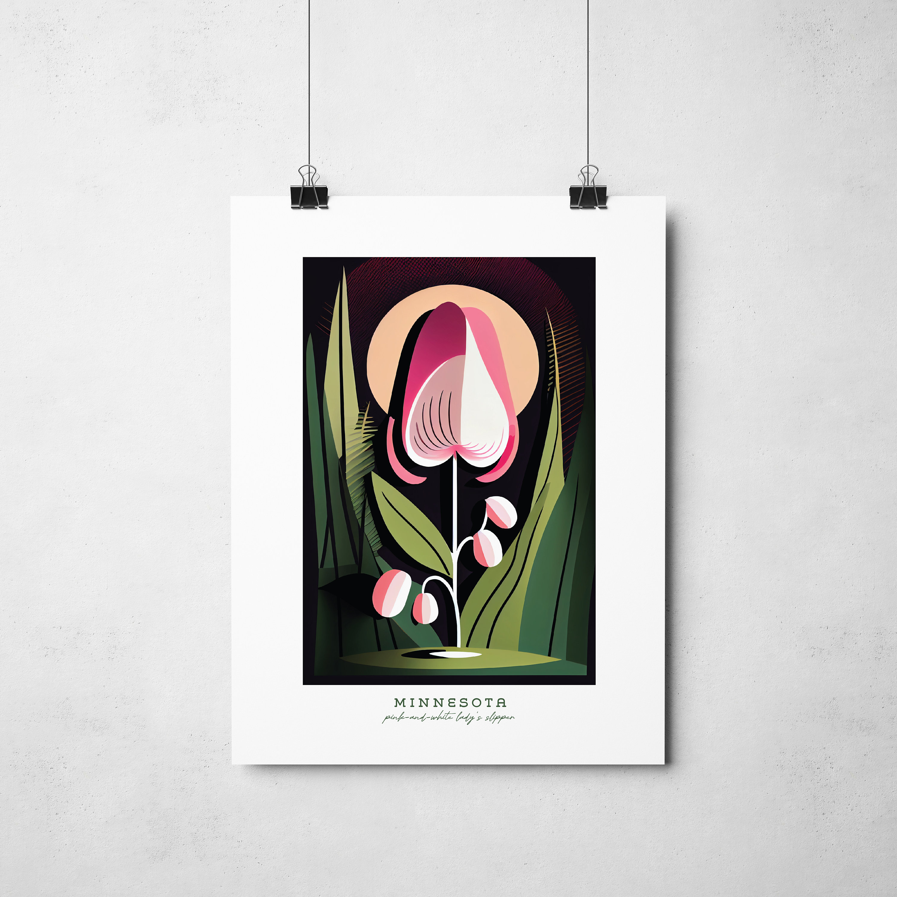 Minnesota State Flower, Pink and White Lady's Slipper, Minnesota ...