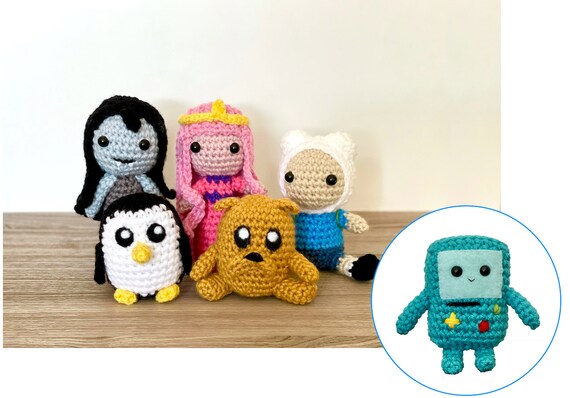 Adventure Time Doll Crochet Plush New BMO and Lumpy Space Princess