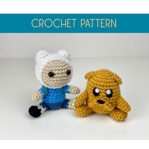 Adventure Time Jake et Finn Amigurumi - Patron au crochet