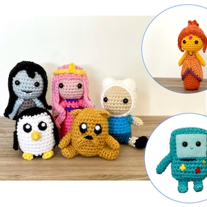Adventure Time Doll Crochet Plush - Choose from 8 Characters