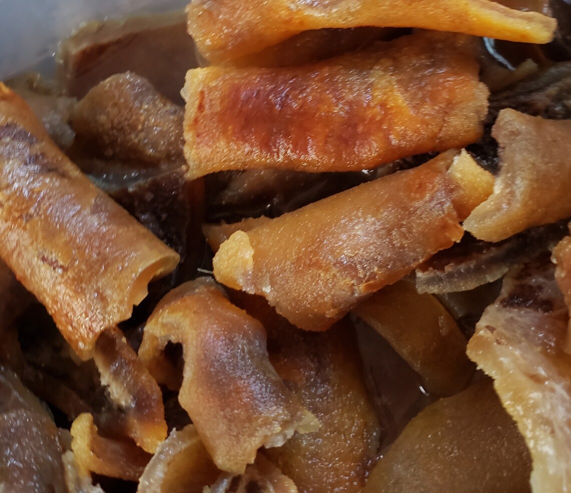 Ghana Wele Ponmo Ijebu Cow Skin Authentic From Ghana Etsy