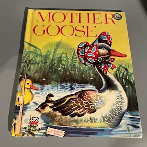 Vintage Mother Goose Book: 1946 Illustrated Edition