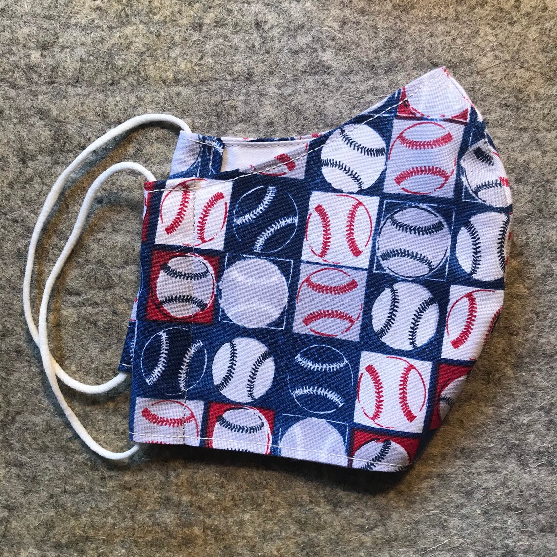 Baseball Youth Face Masks Etsy